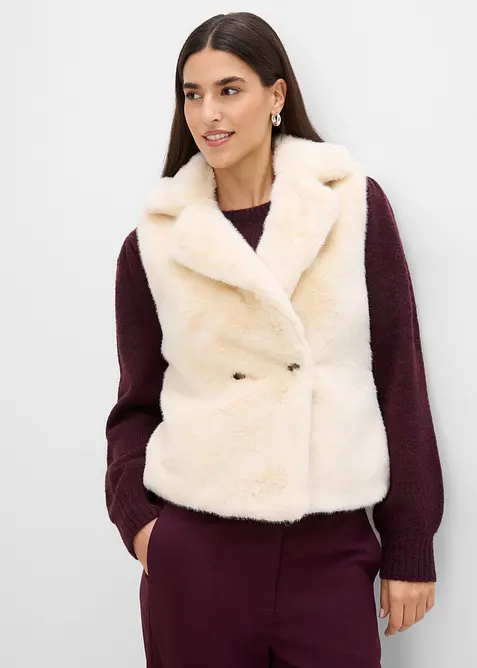 Fuskepelsvest, bonprix