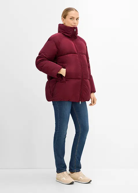 Varmt vattert 3-i-1-puffer-mammajakke med innsats for baby, bonprix