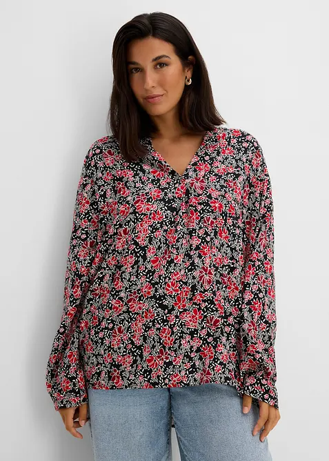 Bluse i lett viskose, bonprix