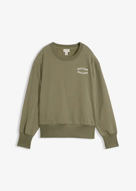 Myk sweatshirt med bomull, bonprix