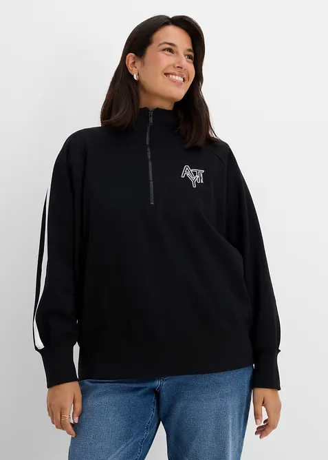 Myk sweatshirt med bomull, bonprix