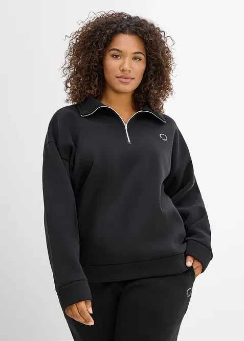 Varmende, half-zip-genser, hurtigt&oslash;rkende, bonprix