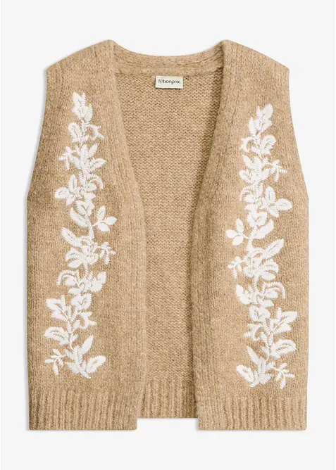 Strikket vest, bonprix
