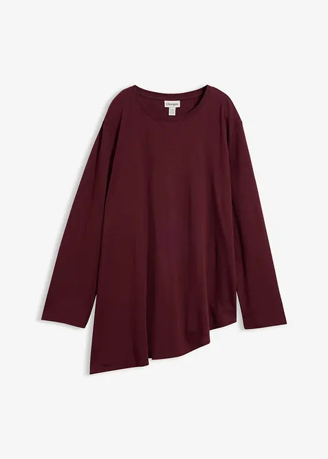 Asymmetrisk topp i 100% bomull, bonprix