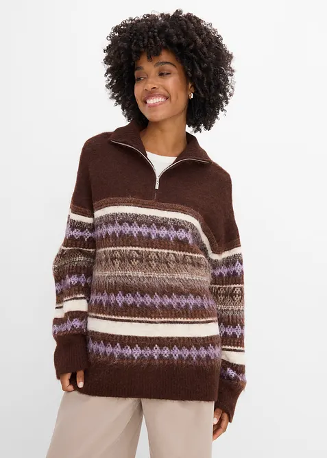 Lang  Fair Isle-genser, bonprix