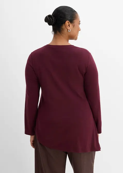 Asymmetrisk topp i 100% bomull, bonprix