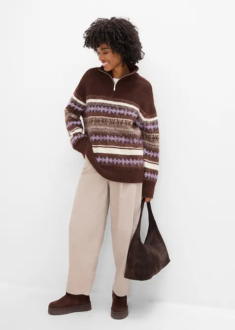 Lang  Fair Isle-genser, bonprix
