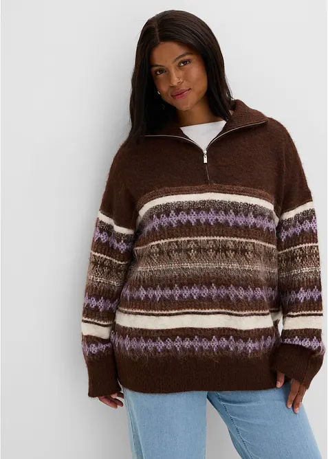 Lang  Fair Isle-genser, bonprix
