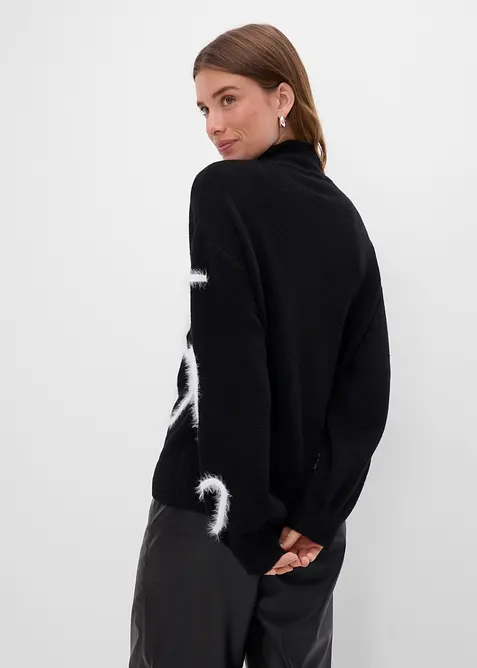 Finstrikket genser, bonprix
