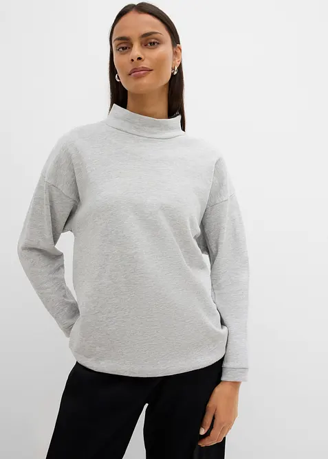 Sweatshirt i myk bomullsblanding, bonprix