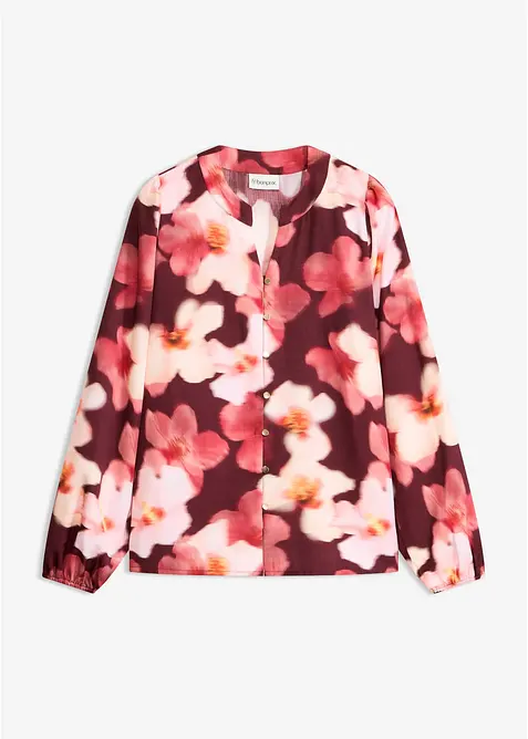 Bluse i strukturert krepp, bonprix