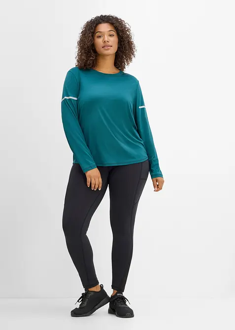 Treningstopp med reflekterende detaljer (2-pack), hurtigt&oslash;rkende, bonprix