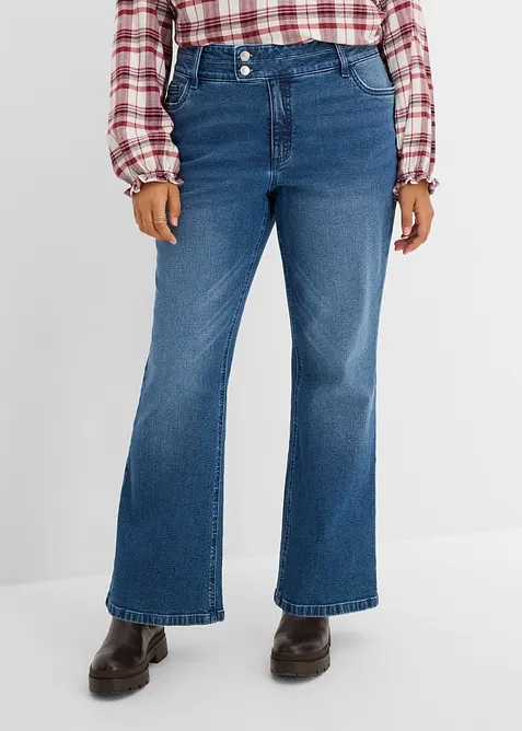 Bootcut jeans, high waist, bonprix