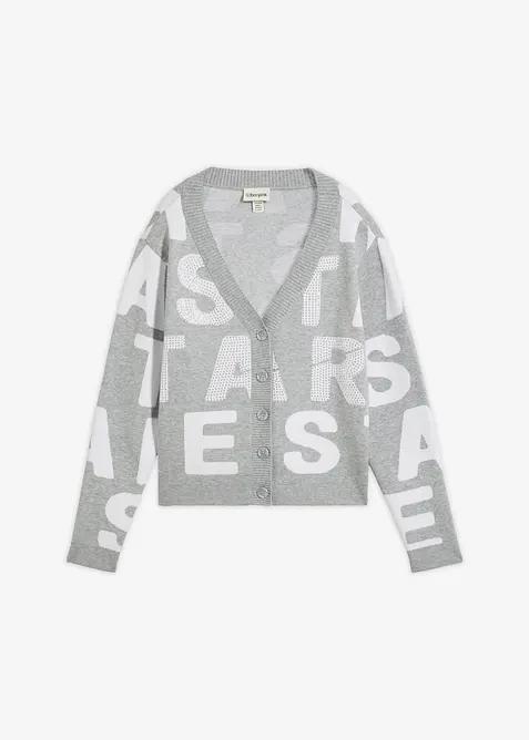 Finstrikket cardigan, bonprix