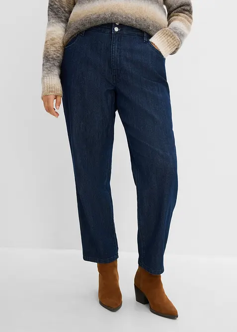 Mom-jeans High Waist, komfortlinning, bonprix