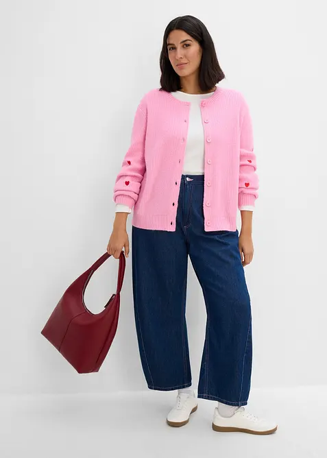 Barrel jeans high waist, bonprix