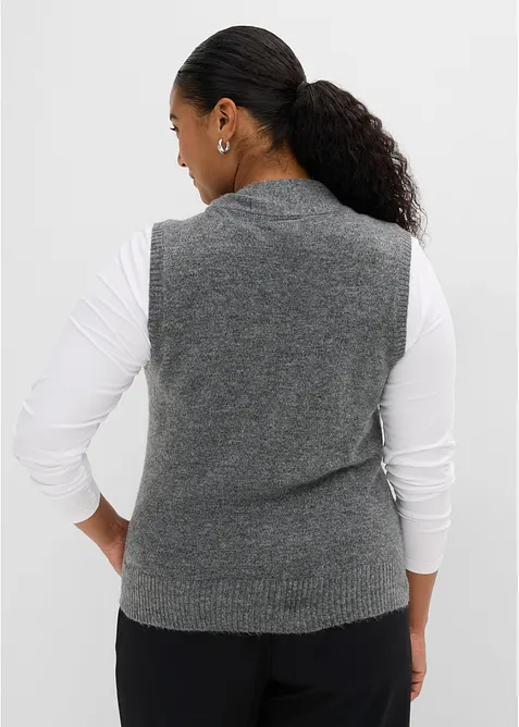 Vest med skjerf, bonprix