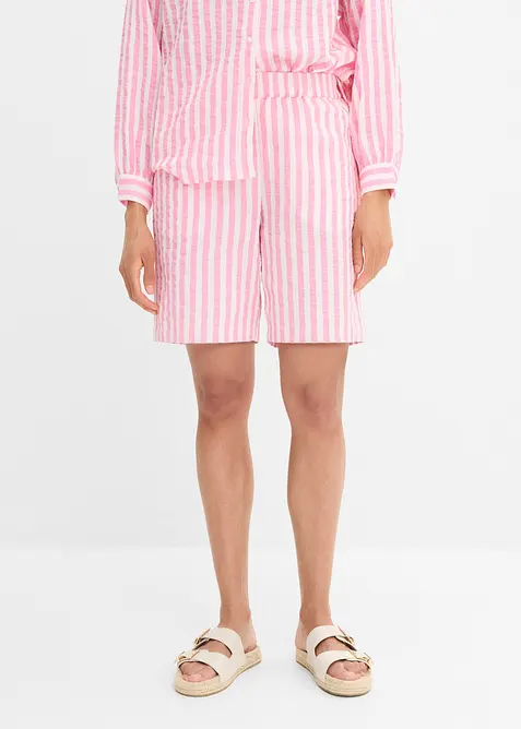 Musselin-shorts i 100% bomull, bonprix