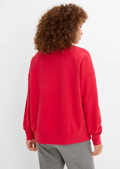 Oversized sweatshirt i 100% &oslash;kologisk bomull, bonprix