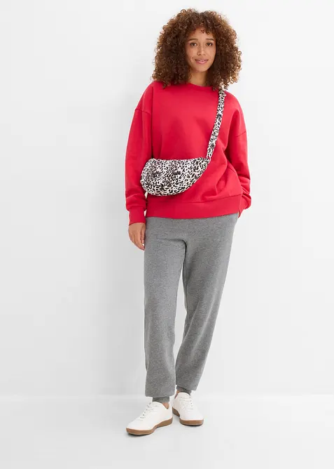 Oversized sweatshirt i 100% &oslash;kologisk bomull, bonprix