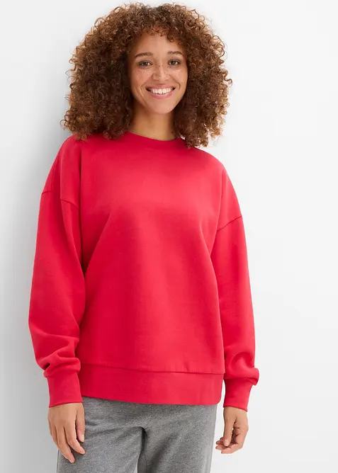Oversized sweatshirt i 100% &oslash;kologisk bomull, bonprix