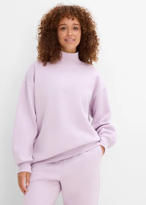 Sweatshirt med rullekrage, bonprix