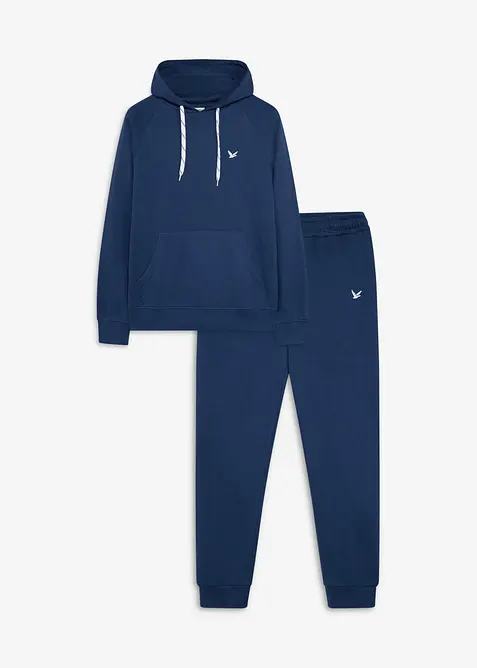 Joggedress i 100% bomull, bonprix