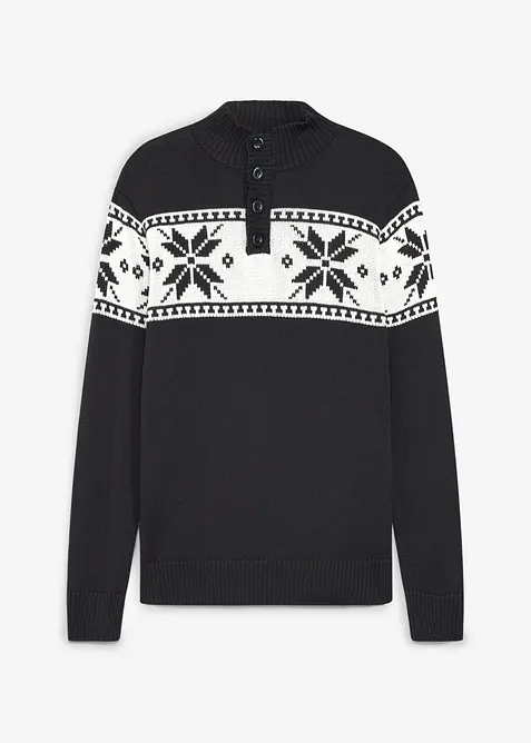 Genser i regular fit med koftem&oslash;nster, bonprix