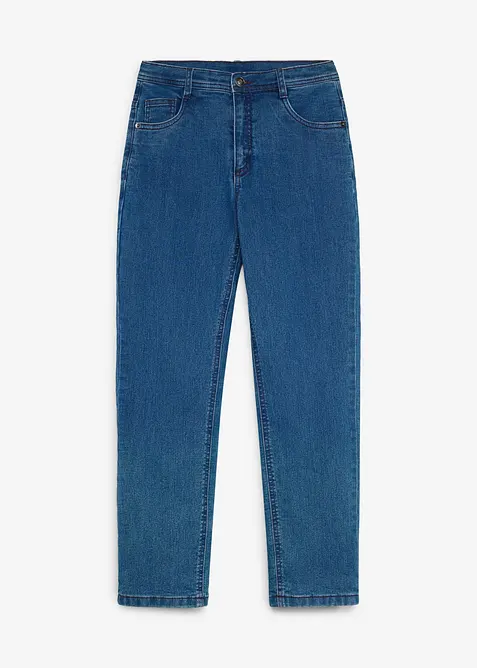 Regular fit jeans i denim med stretch og varmende jerseyf&ocirc;r, bonprix