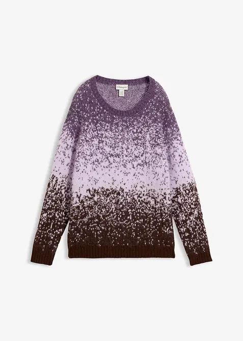 Genser i fluffy, myk strikk, bonprix