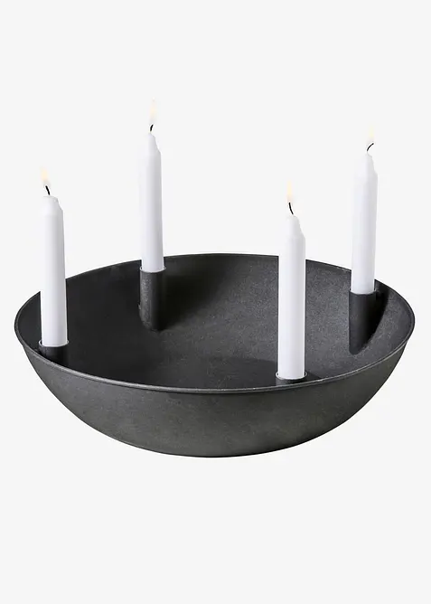 Sk&aring;lformet lysestake med fire holdere, bonprix