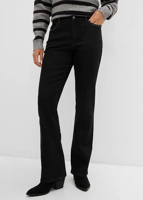 Bootcut-jeans High Waist, bonprix