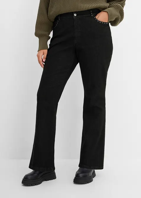 Bootcut-jeans High Waist, bonprix