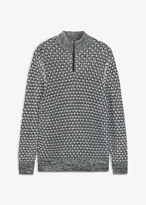 Half-zip-genser i regular fit, bonprix