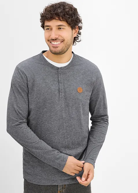Langermet topp (2-pack), bonprix