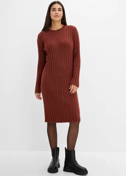 Strikket kjole, bonprix