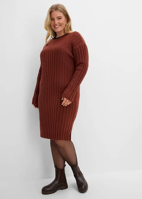 Strikket kjole, bonprix