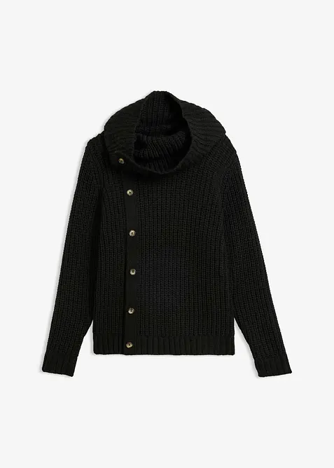 Genser med knappelukning, bonprix