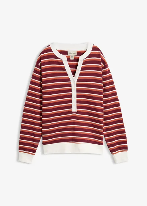 Sweatshirt i 100% &oslash;kologisk bomull, bonprix