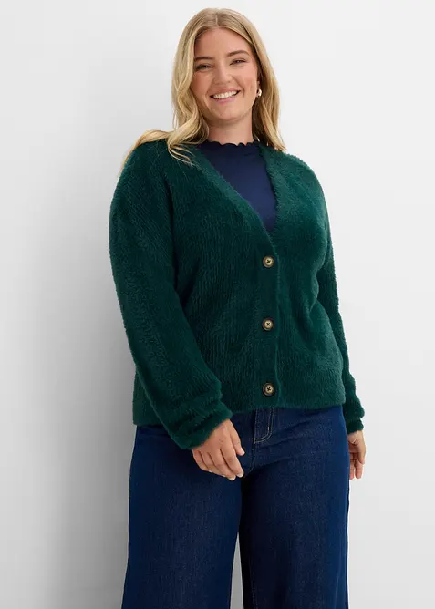 Cardigan med viskose, bonprix