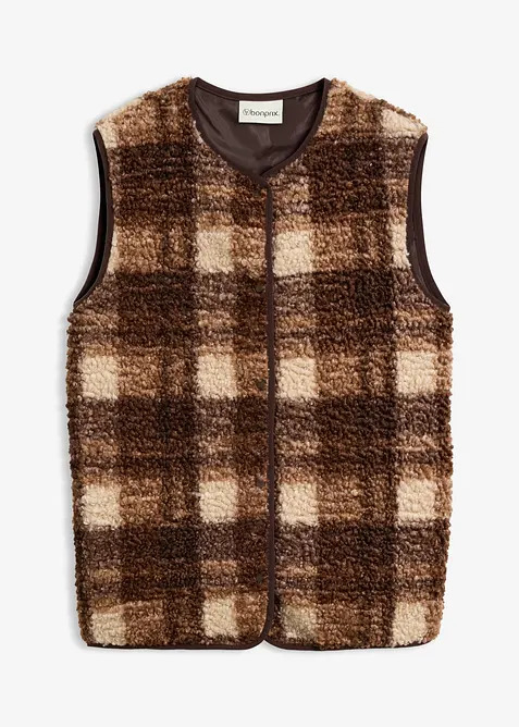 Teddy fleecevest, bonprix