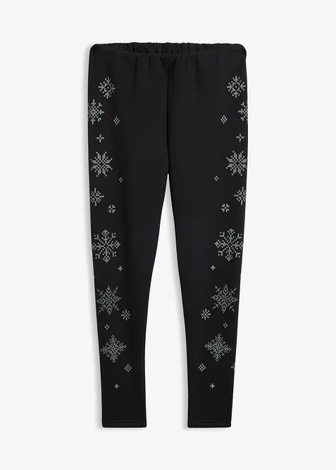 Varme leggings med pilef&ocirc;r, bonprix