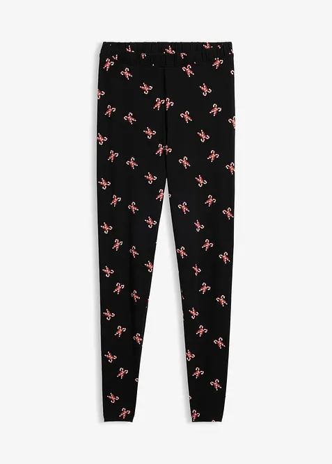 Leggings i bomullsmiks, bonprix
