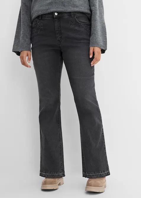 Bootcut jeans high waist, bonprix