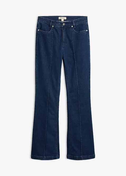 Bootcut jeans mid waist, bonprix