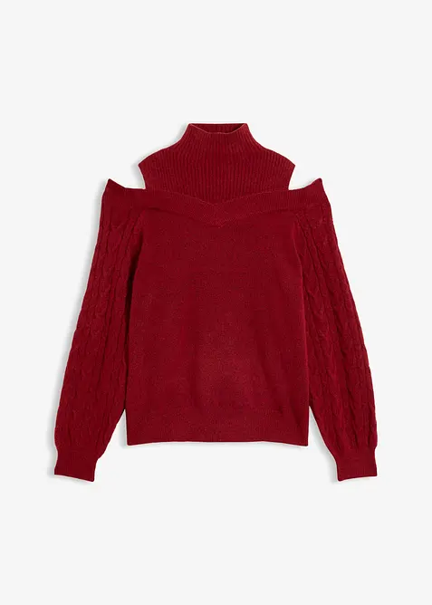 Genser med &aring;pne skuldre, bonprix