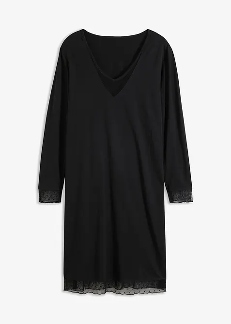 Nattkjole med nydelige blonder, bonprix