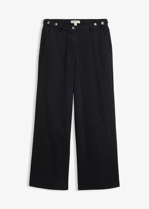 Twillbukse i bomullsstretch, bonprix