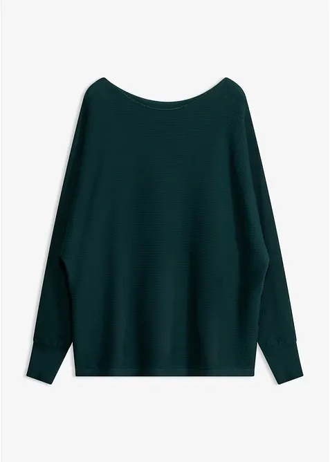 Oversized genser med flaggermusermer, bonprix