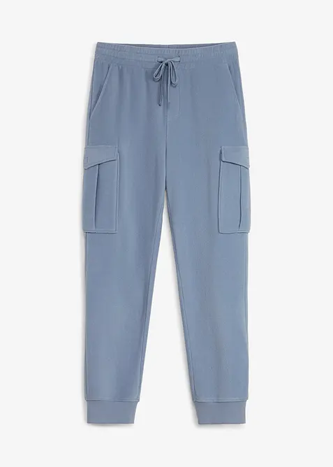 Varm cargobukse i fleecemateriale, regular fit, bonprix
